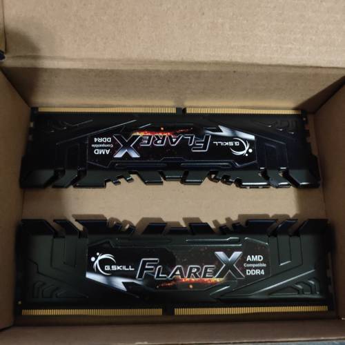 G.skill Flare X 16gb 3200mhz cl14 samsung b-die ddr4 ram 8gb x2