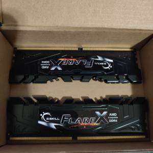 G.skill Flare X 16gb 3200mhz cl14 samsung b-die ddr4 ram 8gb x2