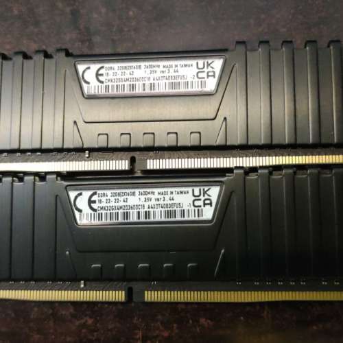 Corsair DDR4 3600 U-DIMM 16GBx2 共32GB Desktop Ram