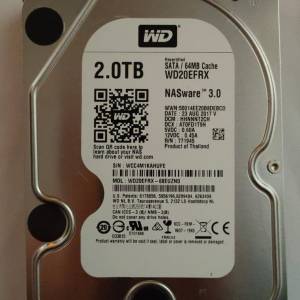 Western Digital 3.5“ 2TB 硬碟 hard disk