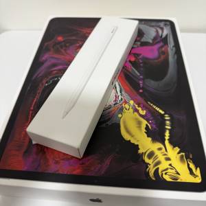 Ipad pro 12.9  2018 三代64gb LTE 9成新，冇花完美 電池健康度88% 全套有盒齊配件 ...