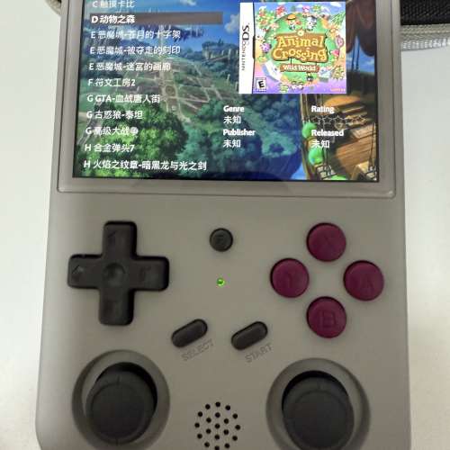 全新Anbernic RG 353vs 復古Gameboy灰色 跟256GB卡 11000隻game 由街機超任到PSP 都...
