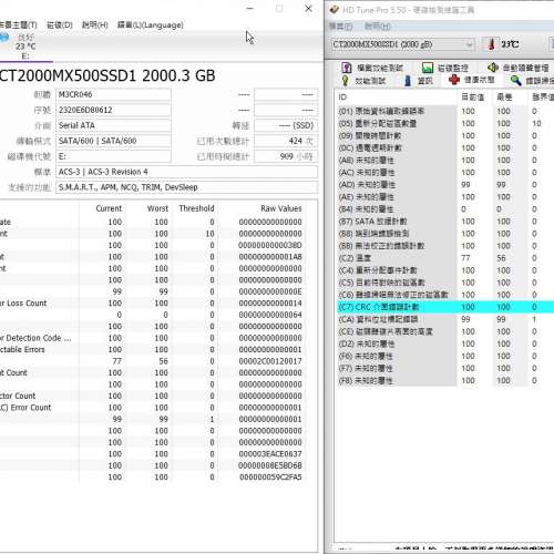 Crucial MX500 2TB 2.5" SATA III SSD (CT2000MX500SSD1)