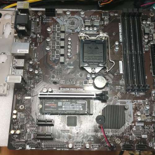 MSI B360M PRO-VDH Micro-ATX主機版 (正版Window10Pro啟用碼) Socket 1151 適合8、...