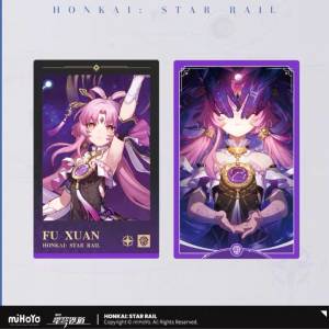 特典 崩壞：星穹鐵道 符玄拍立得光錐贈品卡套組