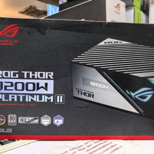 ASUS ROG Thor II 1200W 80 Plus Platinum Fully Modular PSU 保養至 2032年10月