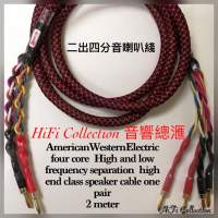American Western Electric 無氧銅
喇叭線 （二出四分音線）
低頻深厚彈性十足 中頻...
