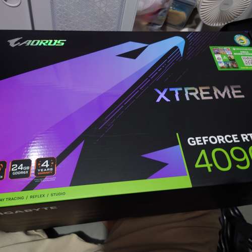 AORUS GeForce RTX™ 4090 XTREME WATERFORCE 24G (rev. 1.0) 一體水 香港行貨 有單...
