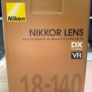 Nikon AF-S DX NIKKOR 18-140mm f/3.5-5.6G ED VR + HB-32 原廠遮光罩