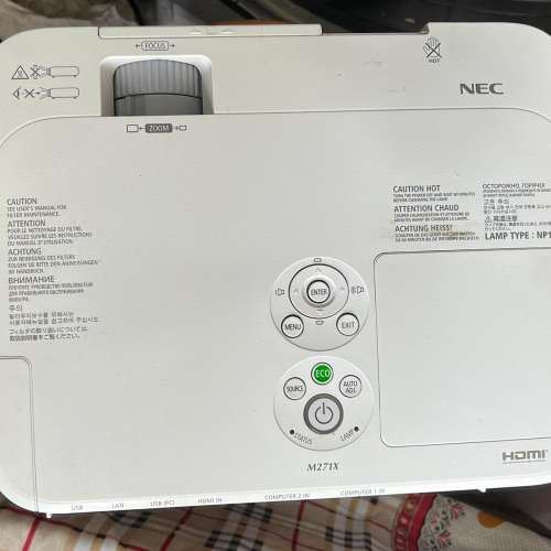 NEC 液晶投影機 NP-M271X Projector