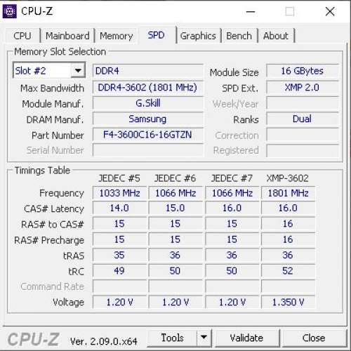 AMD 5700X ASUS TUF B450M  G.Skill DDR4-3600 32GB 板U RAM