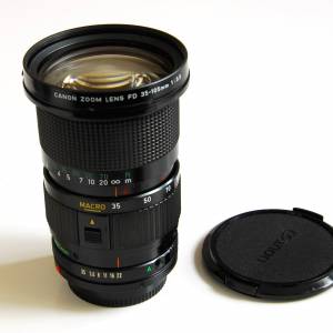 95% New Canon 35-105mm f3.5 FD MACRO 恆定光圈,微距功能