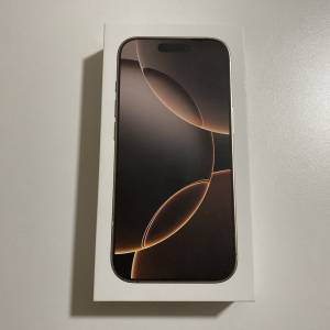 全新未開封 iPhone 16 pro 256gb eSim+實體sim 沙漠金 無鎖 原裝無拆 加拿大版 一...