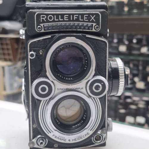 ROLLEIFLEX 3.5F 75MM F3.5 PLANAR 正常 玻璃清
