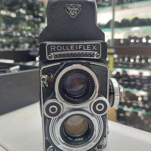ROLLEIFLEX 75MM 3.5F PLANAR 正常 玻璃清 有測光