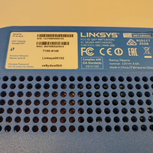 Linksys WRT1900AC 雙頻Wi-Fi 無線路由器