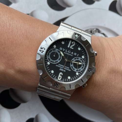 BVLGARI SCUBA 計時 38mm SCB 38 no rolex iwc omega
