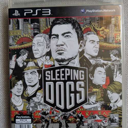 PS3 Sleeping Dogs 遊戲碟