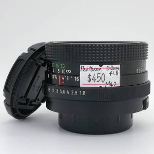 98% New Pentacon 50mm F1.8手動鏡頭, 深水埗門市可購買