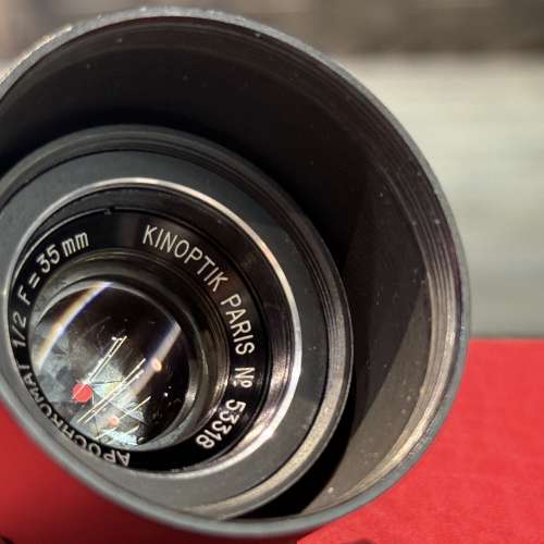 Kinoptik Paris Apochromat 35mm f2 cine lens Modified to Leica M