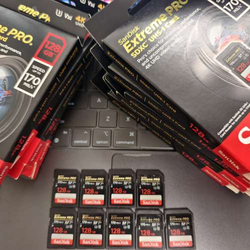 Sandisk extreme pro V30 UHS-I 128GB R170 W90