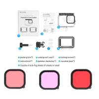 TELESIN Professional 45M Diving Waterproof Case Combo With Filter Set For HERO