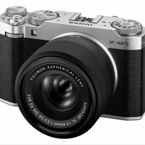Fujifilm X-M5 連 XC 15-45mm F3.5-6.5 OIS PZ 鏡頭套裝  Silver 銀 - 富士 fuji xm5