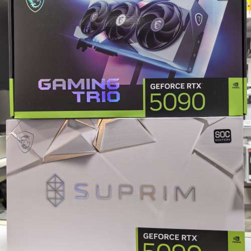 【現貨】 MSI RTX 5090 Suprim SOC MSI RTX 5090 Gaming Trio OC 另有 RTX 5080 50...