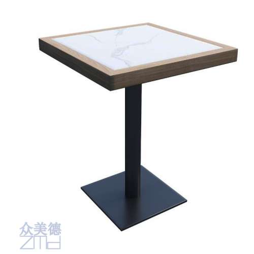 實木包邊大理石餐桌，大理石餐檯，茶餐廳傢私訂造，餐飲家具訂製工廠