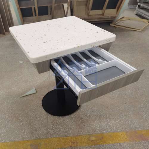 水磨石餐枱，茶餐廳大理石餐桌，餐廳傢私工廠