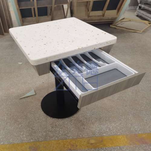 水磨石餐枱，茶餐廳大理石餐桌，餐廳傢私工廠