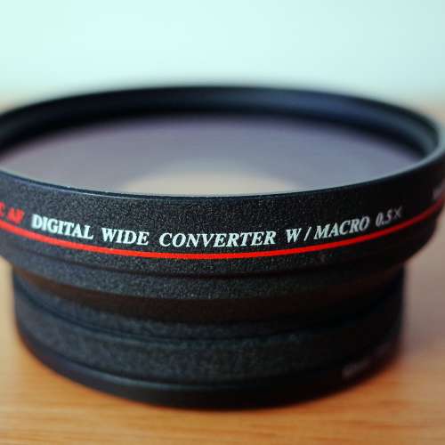 X0.5 wide angle  (72mm)