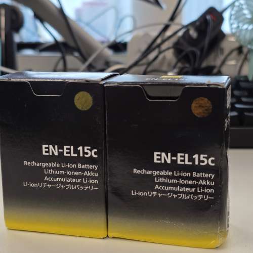 兩粒Nikon 全新 EN-EL15C 全新未開