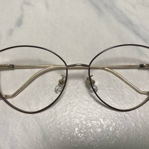 防藍光修面型猫眼眼鏡(A109)