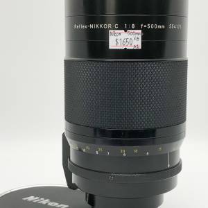 98% New Nikon Reflex 500mm F8 手動鏡頭, 深水埗門市可購買