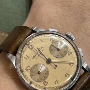 Mathey Tissot 2 register Chronograph Val22