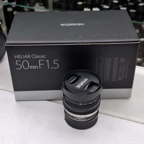 VOIGTLANDER HELIAR CLASSIC 50MM F1.5 LEICA M MOUNT LIKE NEW