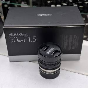 VOIGTLANDER HELIAR CLASSIC 50MM F1.5 LEICA M MOUNT LIKE NEW