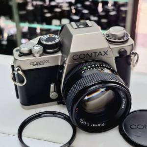 CONTAX S2 60 YEARS +CONTAX CARL ZEISS PLANAR 50MM F1.4 T* 正常 有測光 玻璃清 ...