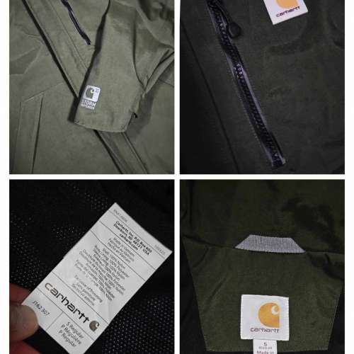 中古 原裝正版 Carhartt Storm Defender防水Jacket/日版 X-LARGE跣水風褸/it版 XLA...