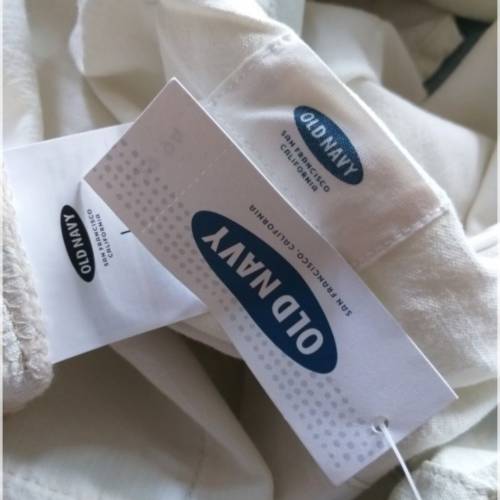 美國OLD NAVY 灰白色男裝恤長袖外套