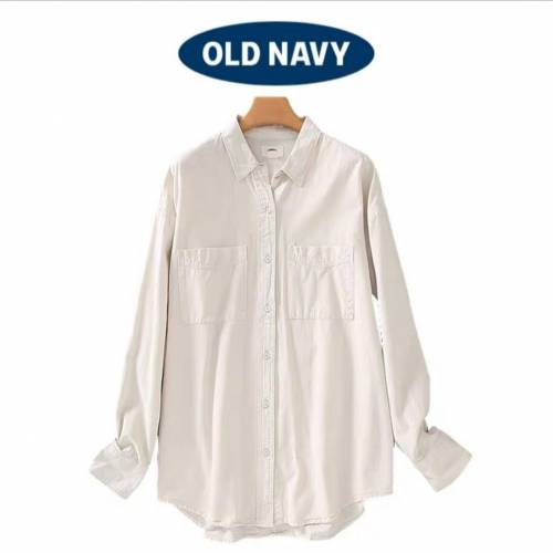 美國OLD NAVY 灰白色男裝恤長袖外套
