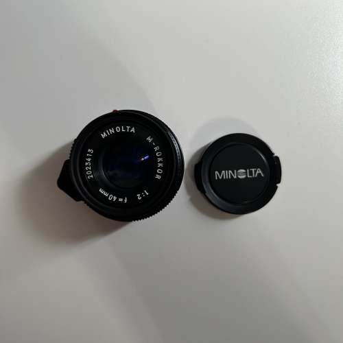 Minolta 40mm f2 (Leica M mount)