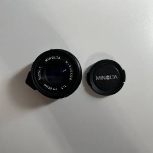 Minolta 40mm f2 (Leica M mount)
