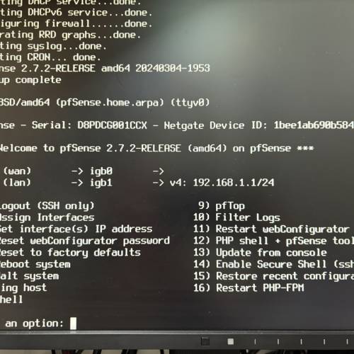 DIY Firewall - i5-3470T + Intel Dual LAN | 4GB | Firewall/router  SSD