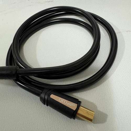 QED New Reference High-Resolution USB Type A to Type B Cable 1m