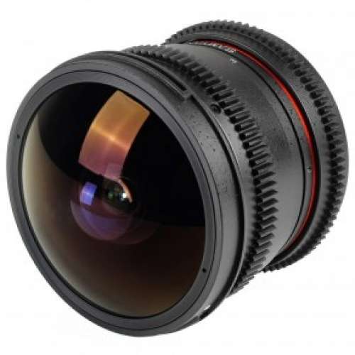 Samyang 8mm T3.8 UMC VDSLR Fish-Eye CS II Lens for Nikon 魚眼手動調焦電影鏡頭