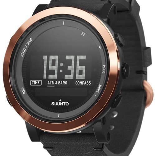 Suunto Essential Ceramic SS022439000 Watch (Copper Black Leather)