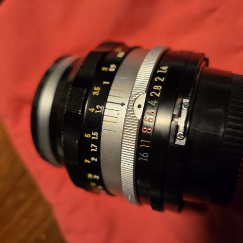 Nikon nikkor 50mm f1.4 sc 少有紅字版