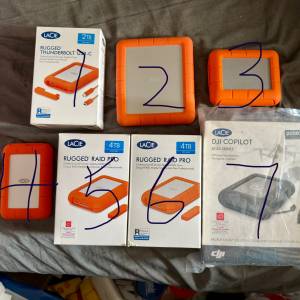 各款Lacie hard硬碟 SSD固態硬碟 Hard Drive Lacie Boss SSD Lacie DJI Lacie rugg...